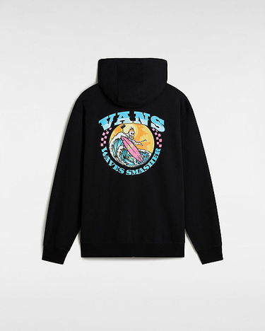Суитчър Vans True Waves Pullover Hoodie Черно | VN000KJ1BLK, 1