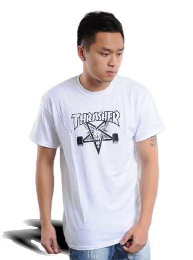 Тениска Thrasher Skategoat Tee Бяло | 110117/WH