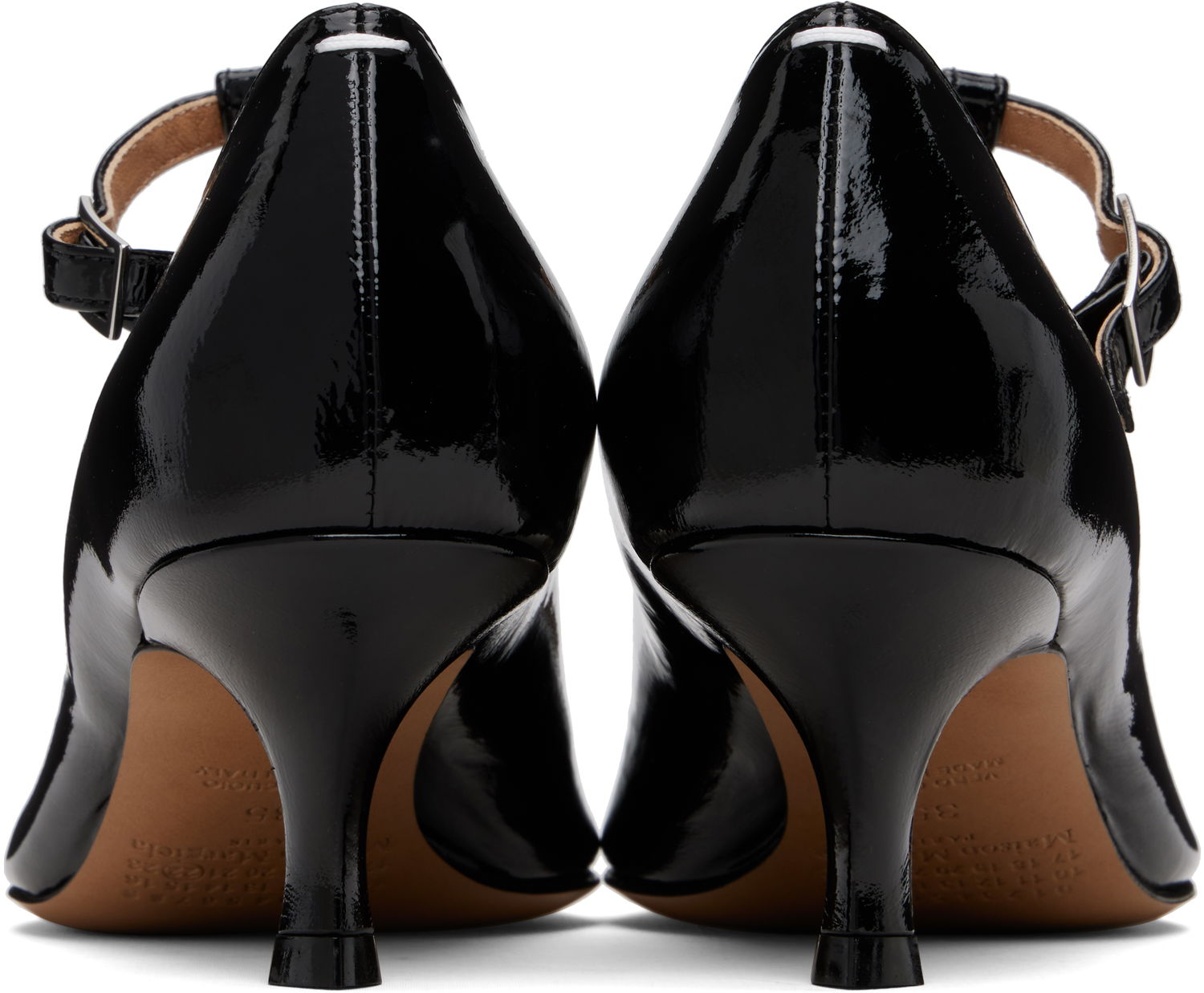 Грижа за обувките Maison Margiela Maison Margiela Kinkies T-Bar Heels Черно | S58WL0291 P8194, 1