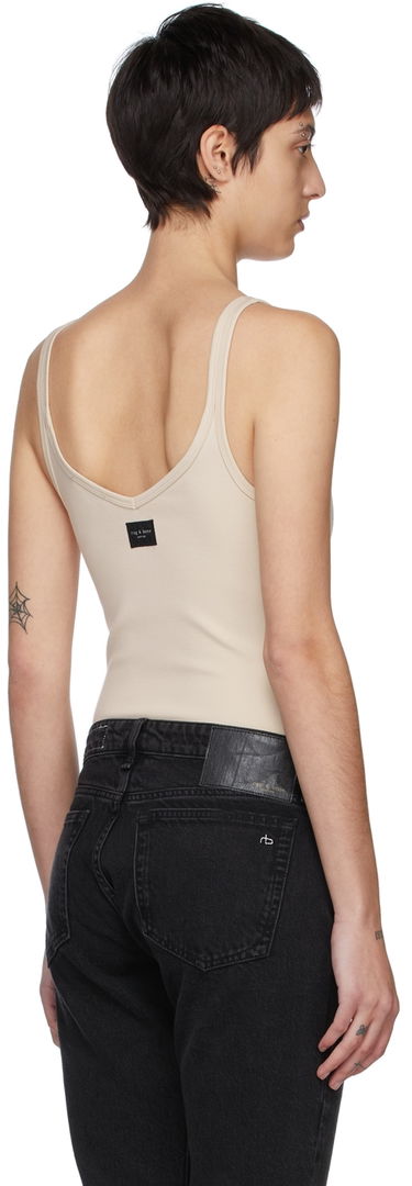 боди rag & bone rag & bone Archetype Roxie Bodysuit Бежово | WCW21H3001KL17, 2