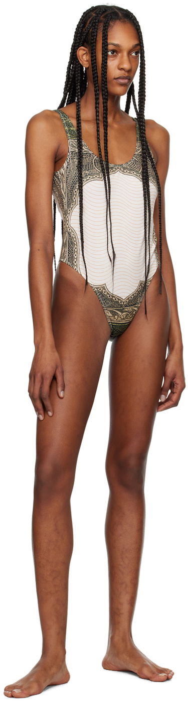 Бански Jean Paul Gaultier 'The Cartouche' One Piece Swimsuit Бяло | 24/25-F-MB013-J540-400300156, 3