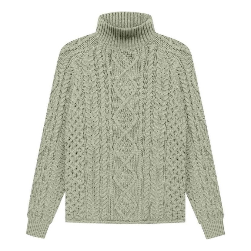 Пуловер Fear of God Essentials Knit Turtleneck Зелено | FOG-SS22-43