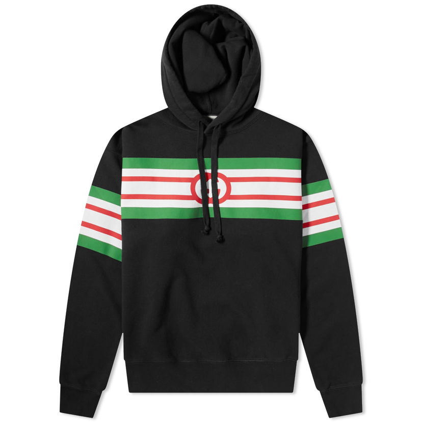 Суитчър Gucci Gucci Band Logo Hoodie Черно | 646953-XJDAH-1082