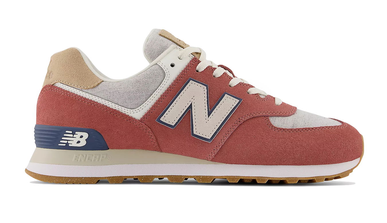 Кецове и обувки New Balance 574 Червено | U574SR2, 1