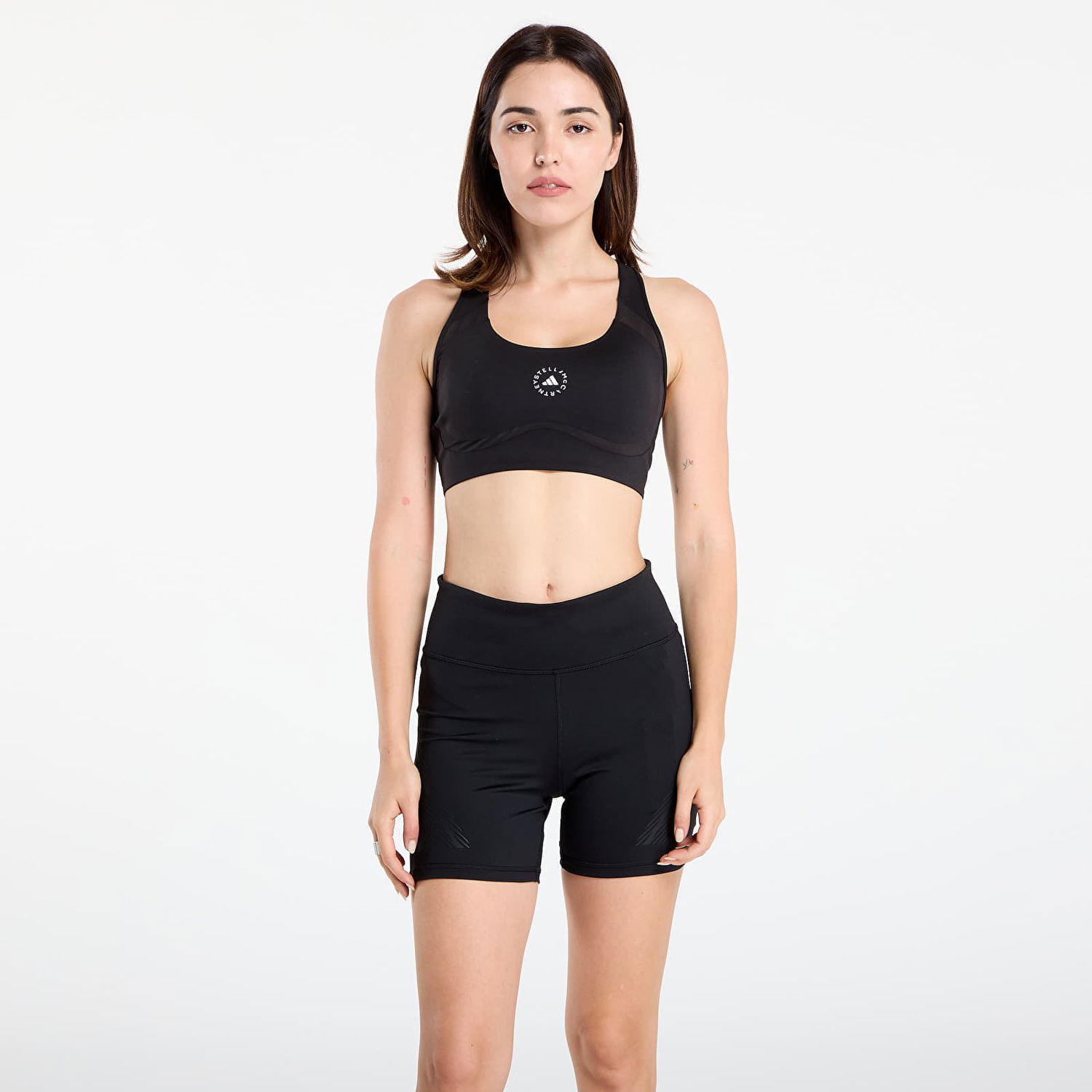Сутиен adidas Performance Stella McCartney x Power Impact Training Bra Medium Support Black Черно | JW4539, 0