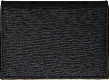 Портфейл FERRAGAMO Salvatore Ferragamo Gancini Card Holder Черно | 685948, 1