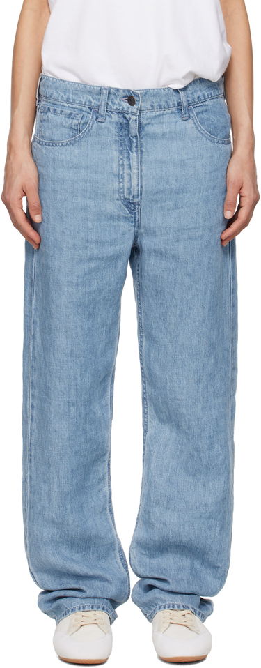 Дънки The Row The Row Tarley Wide Leg Jeans Синьо | 8766-W3654, 0