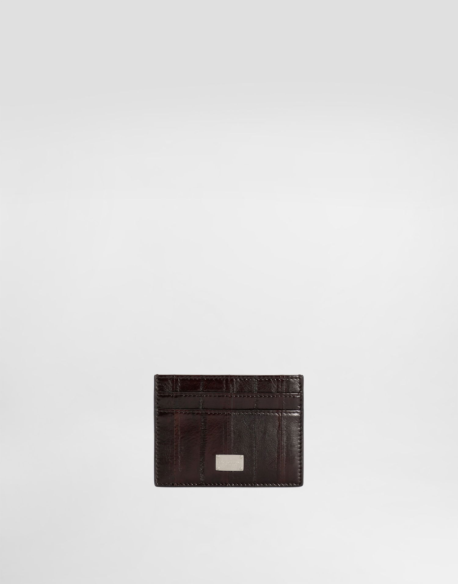 Портфейл Dolce & Gabbana Eel Leather Card Holder Onesize Кафяво | BP0330A8A5381300, 0