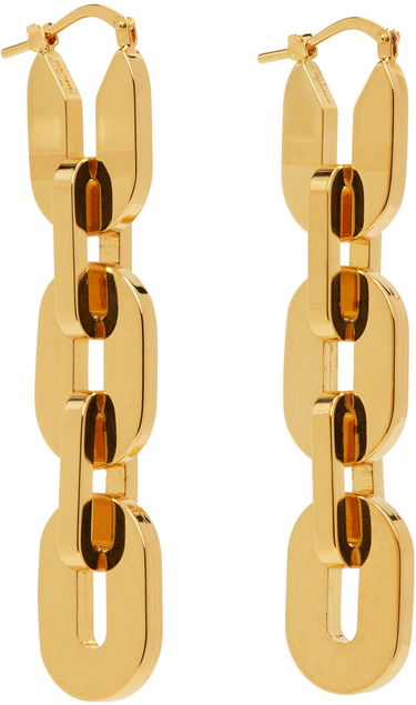 Обеци Jil Sander Chain Earrings "Gold" Металик | J11VG0079_P4877, 1