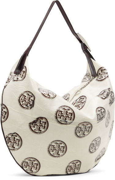 Чанта през рамо Tory Burch Tory Burch T Monogram Balloon Bag Бяло | 171915-102, 2