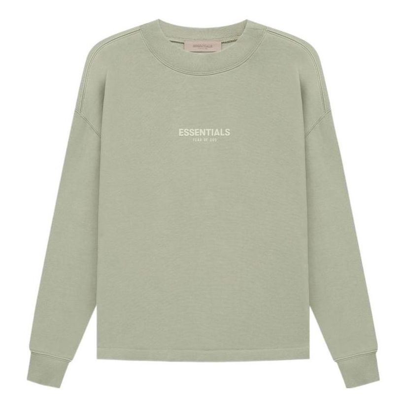 Пуловер Fear of God Essentials SS22 Relaxed Crewneck Зелено | FOG-SS22-145, 0