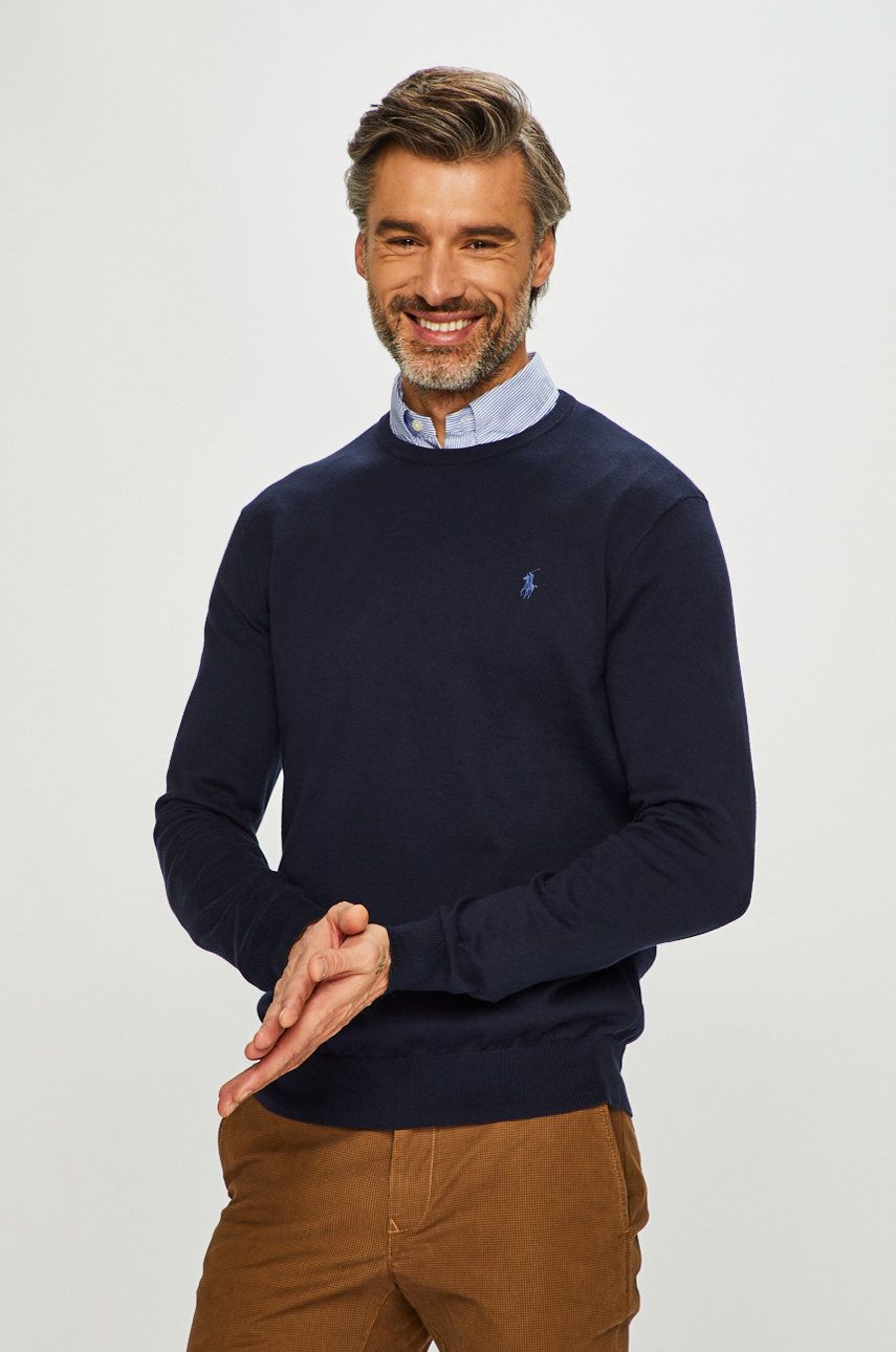 Суитчър Polo by Ralph Lauren Core Regular Fit Sweater Тъмно синьо | 710684957001, 0