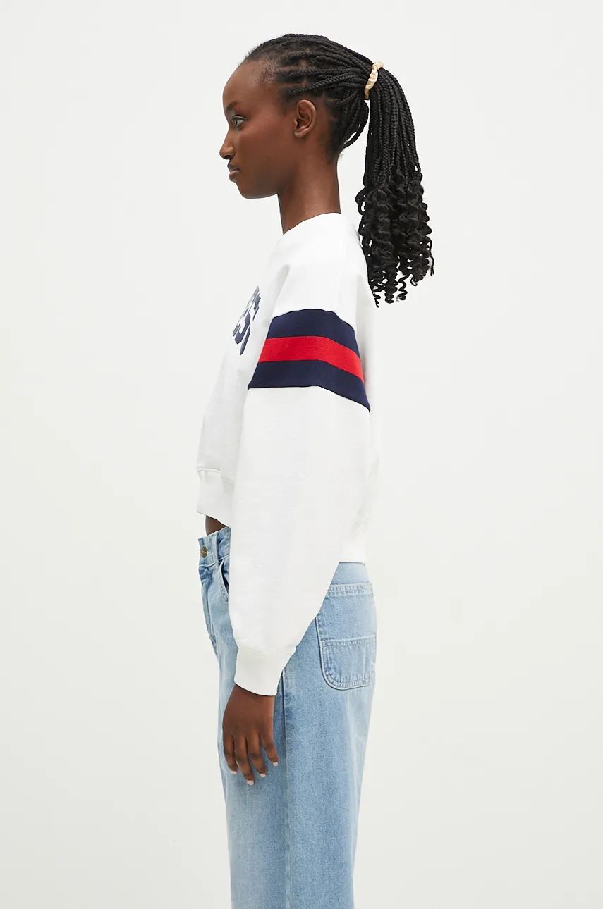 Суитчър Sporty & Rich Wellness Ivy Cropped Sweatshirt Бяло | WS058S406WW, 1