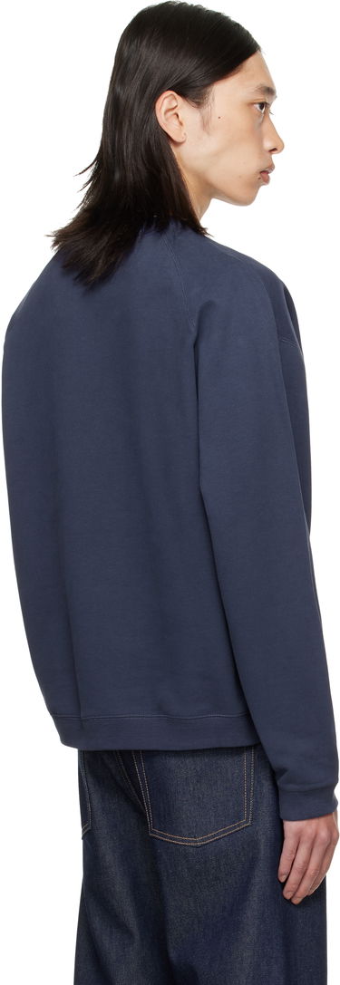 Суитчър Moncler Moncler Genius x Gilga Farm Cotton Sweatshirt Тъмно синьо | K24028G0000289AUJ, 2
