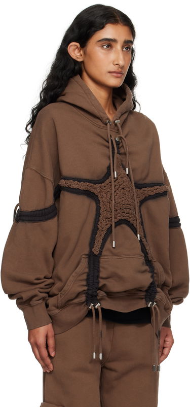 Суитчър Collina Strada Collina Strada Soft Star Hoodie Кафяво | XX8002, 4