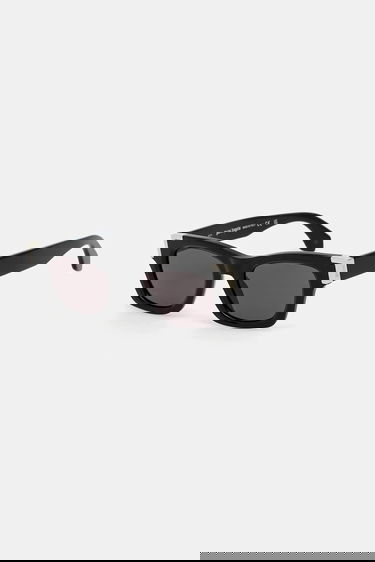 Слънчеви очила Palm Angels Rectangular Sunglasses with Silver-Tone Accents Черно | PERI101.491007, 0