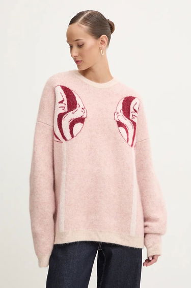 Пуловер Fiorucci Fiorucci Warm Knitted Sweater Розово | U01FMKSW255KN11MU01, 3