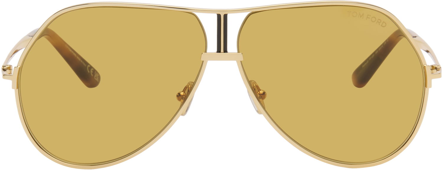Слънчеви очила Tom Ford Tom Ford Rickie-02 Sunglasses Жълто | FT1281_6330E, 0