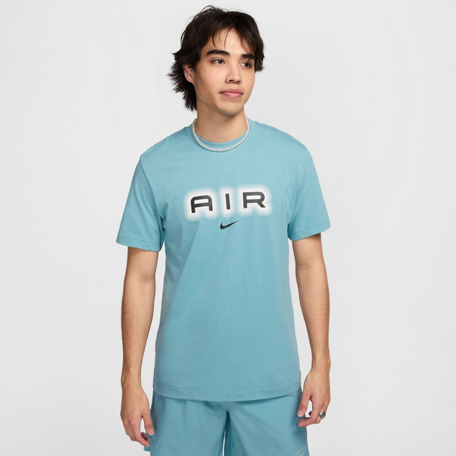 Тениска Nike Air Men's Graphic T-Shirt S Синьо | HM0185-464, 0