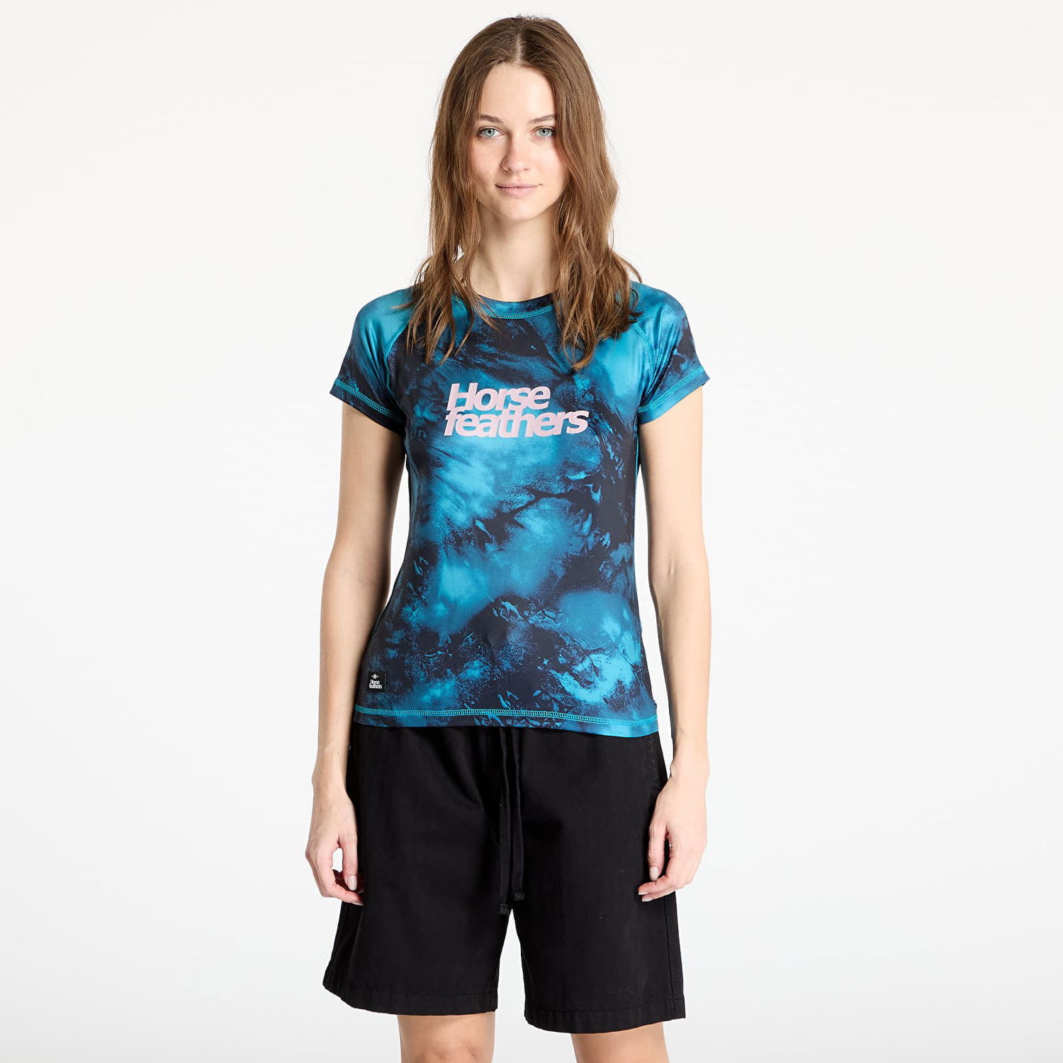 Тениска Horsefeathers Horsefeathers Deco Bike Jersey T-Shirt Синьо | TW042B, 0