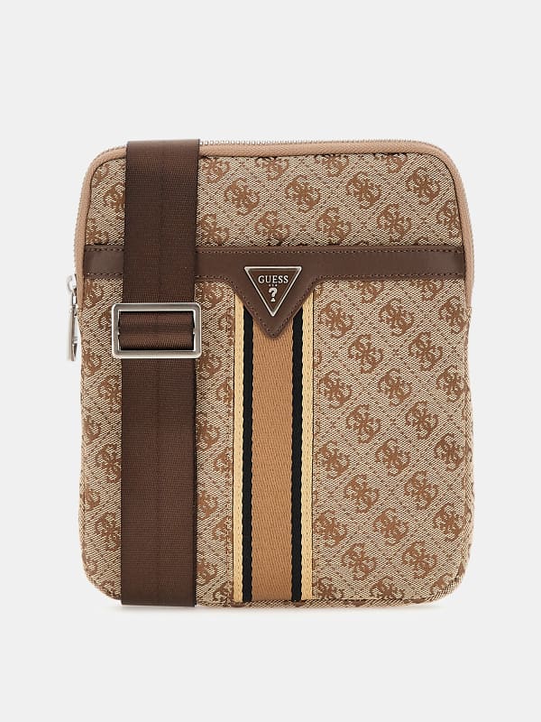 Чанта през рамо GUESS 4G Logo Mini Crossbody Bag Бежово | HMMISTP5123, 0