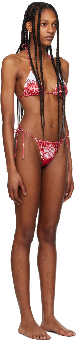 Бански Jean Paul Gaultier Jean Paul Gaultier 'The Diablo' Print Bikini Червено | 24/25-F-BS005-J539-0130, 1
