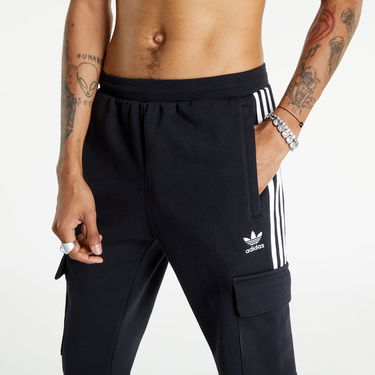 Спортни панталони adidas Performance Adicolor 3-Stripes Cargo Slim Joggers Черно | HK9689, 3