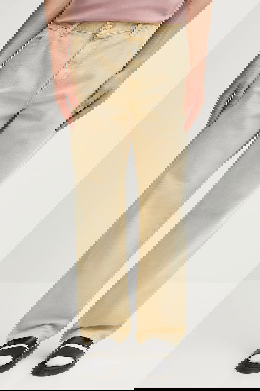 Дънки Carhartt WIP Single Knee Workwear Jeans Бежово | I035559.07E5F, 0