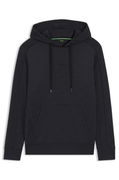 Regular-fit Hoodie with Quilted Jacquard, Drawstring, and Kangaroo Pocket