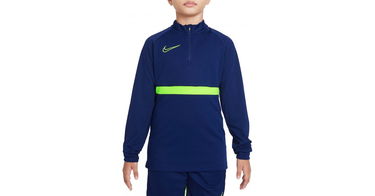 Пуловер Nike Dri-FIT Academy 21 Youth Training 1/4 Zip Top Тъмно синьо | cw6112-492, 1