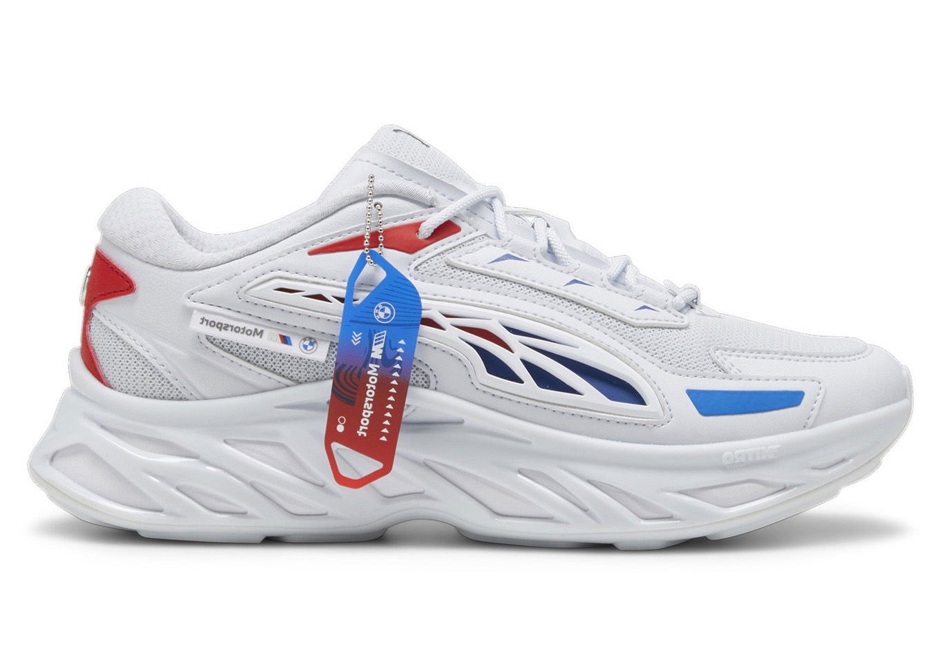 Кецове и обувки Puma Exotek Nitro BMW Motorsport Silver Mist Pop Red Cool Cobalt Сиво | 308135-02, 0