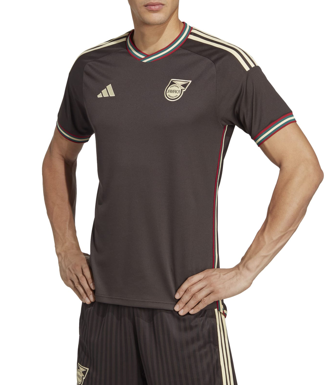 Фланелка adidas Performance Jersey Jamajka 2023, hostující Сиво | ht7132, 0