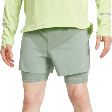 Къси панталони adidas Originals Ultimate 2-in-1 Running Shorts Зелено | jc7336, 0