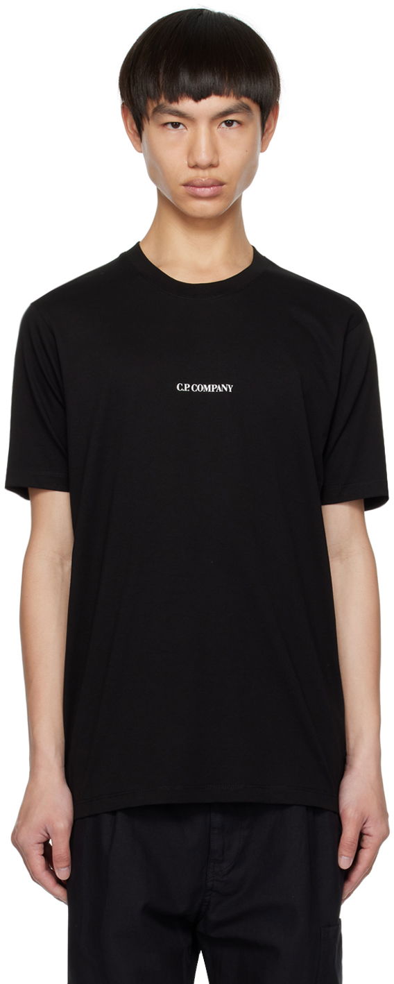 Тениска C.P. Company Printed T-Shirt Черно | 14CMTS048A-006011W, 0