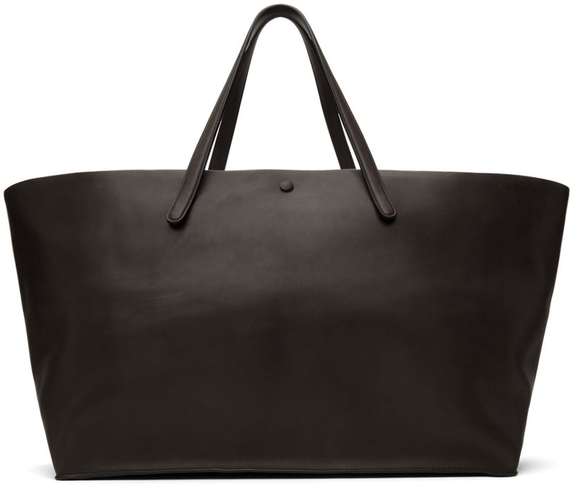 Голяма пазарска чанта The Row Brown XL Idaho Tote Кафяво | W1592-L72