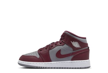 Кецове и обувки Jordan Air 1 Mid "Team Red" GS Бургунди | DQ8423-615, 2