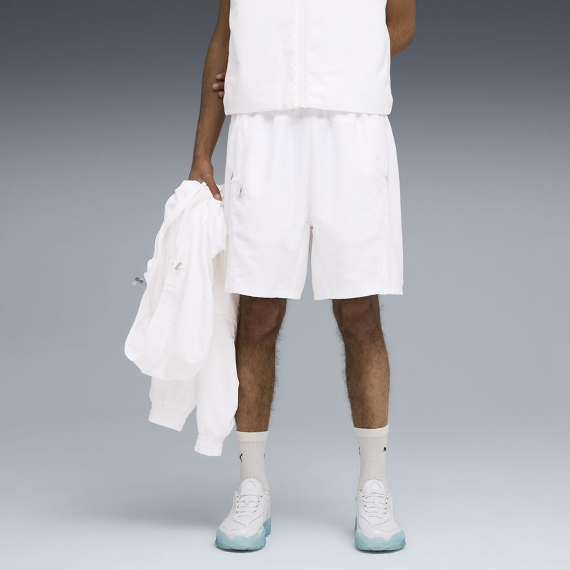 Къси панталони Puma PUMA x SKEPTA CLRT Men's Shorts Бяло | 634179_02