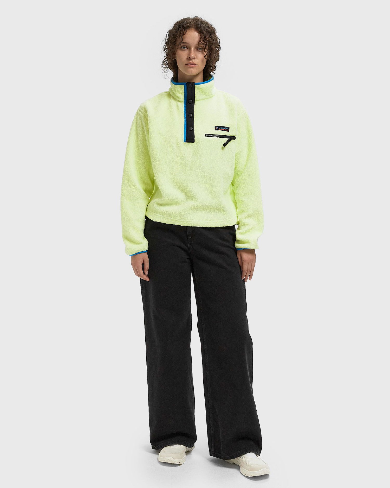 Пуловер Columbia Helvetia II Cropped Half Snap Fleece Жълто | 2092231775, 1