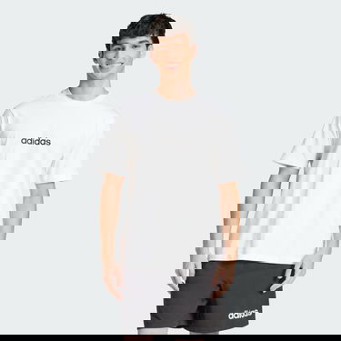 Тениска adidas Performance Essentials Linear Logo Tee Бяло | JE9000, 3