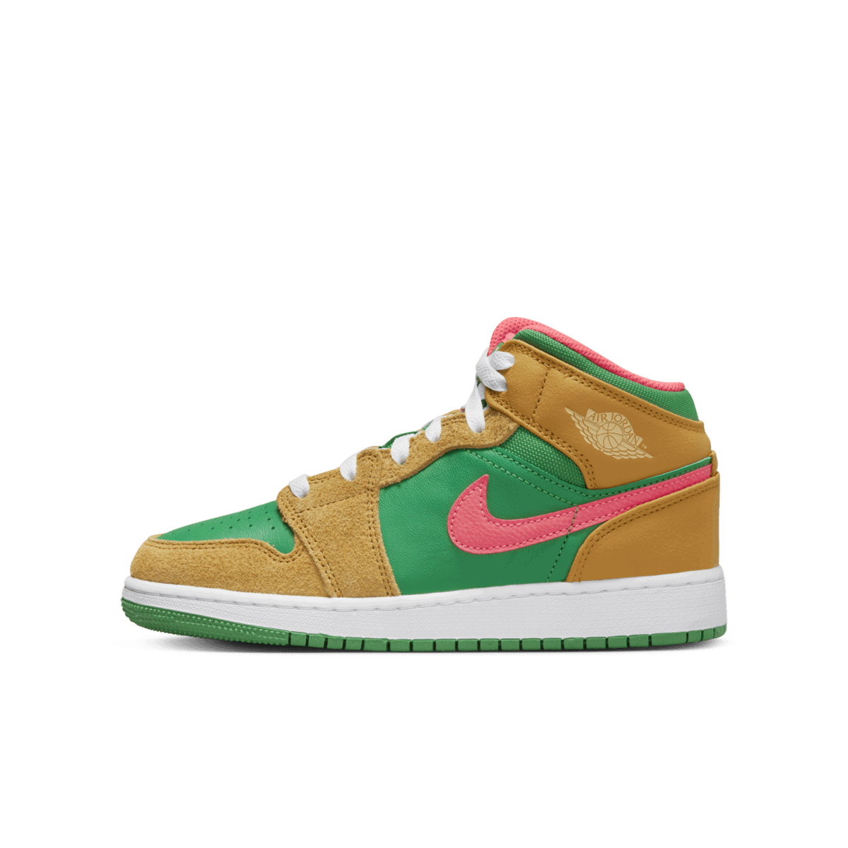Кецове и обувки Jordan Air Jordan 1 Mid SE GS "Wheat Watermelon" Многоцветен | DX4365-700, 0