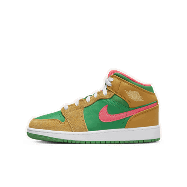Кецове и обувки Jordan Air Jordan 1 Mid SE GS "Wheat Watermelon" Многоцветен | DX4365-700, 0