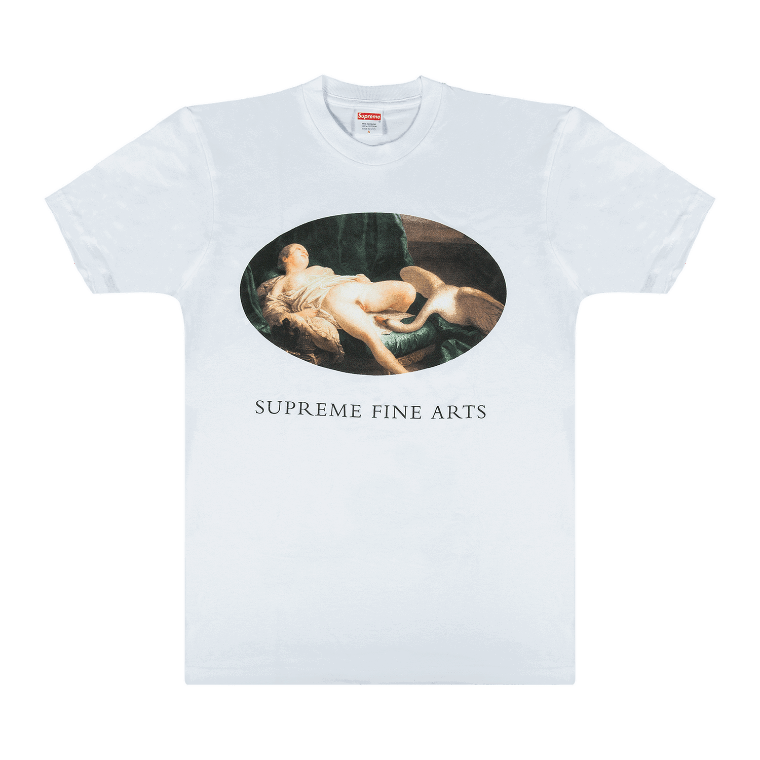 Тениска Supreme Leda And The Swan T-Shirt Бяло | SS19T42 WHITE, 0