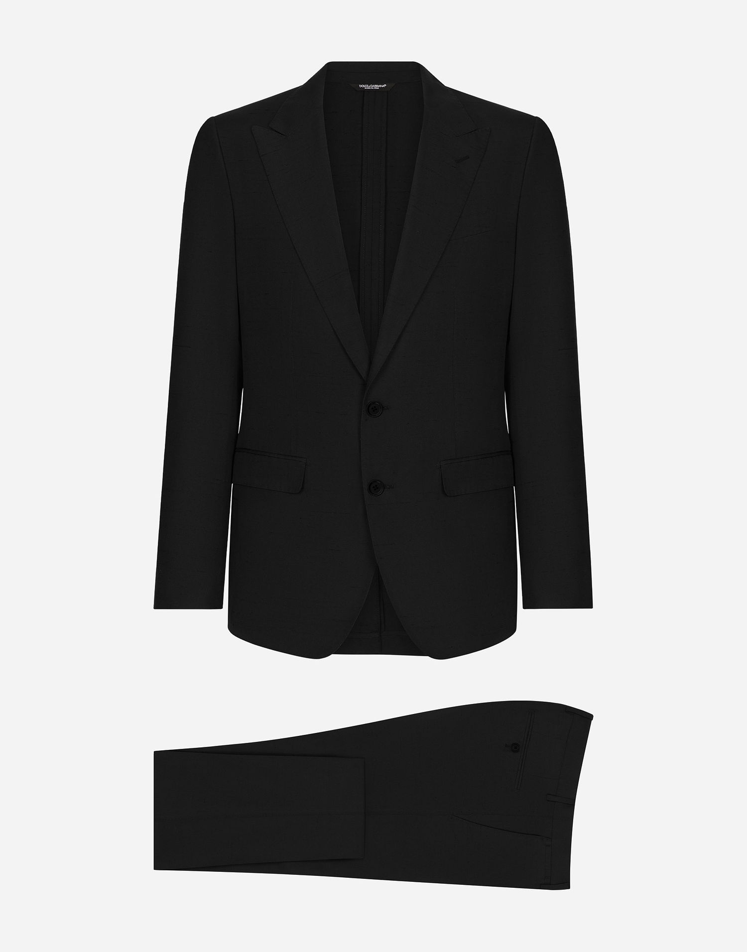 Комплект Dolce & Gabbana Dolce & Gabbana Single-Breasted Taormina-Fit Suit 58 Черно | GKAHMTFUTBTN0000, 0
