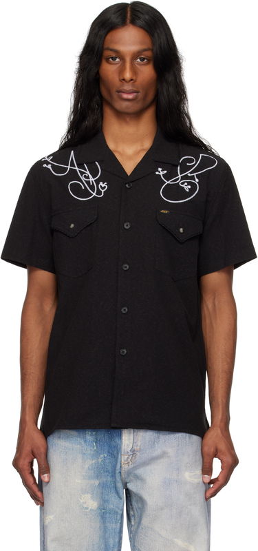 Риза Andersson Bell Andersson Bell Chain Embroidered Shirt Черно | atb1280m, 0