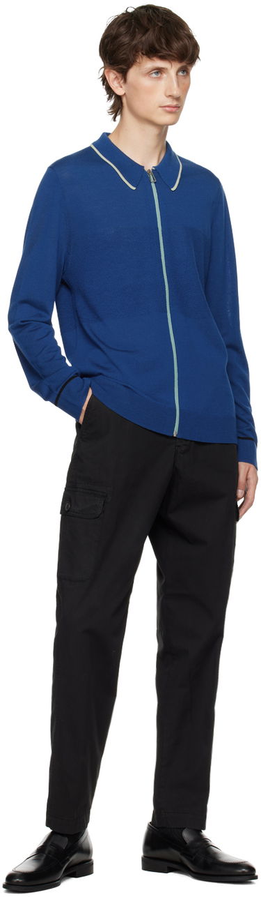 Пуловер Paul Smith PS Paul Smith Zip Cardigan Синьо | M2R-219Y-L21862, 3
