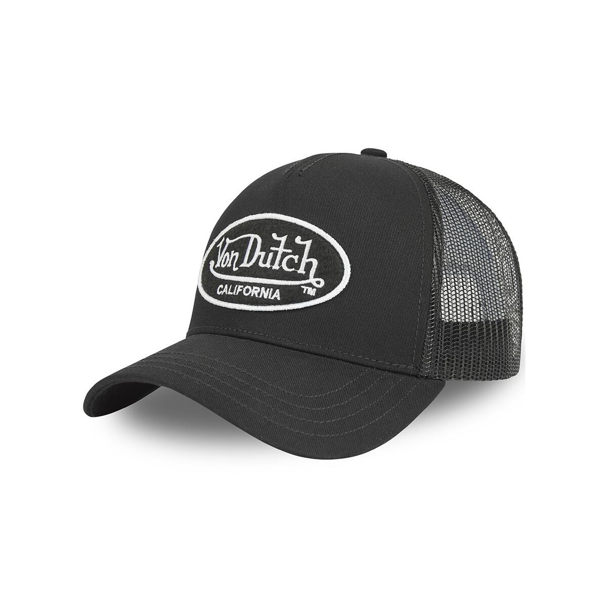 Шапка с козирка Von Dutch Von Dutch Trucker Cali Brushed Patch Cap Черно | VD/0/CAS1/LOFB5, 0