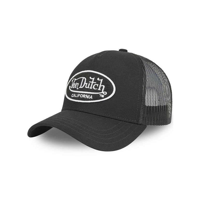 Шапка с козирка Von Dutch Von Dutch Trucker Cali Brushed Patch Cap Черно | VD/0/CAS1/LOFB5