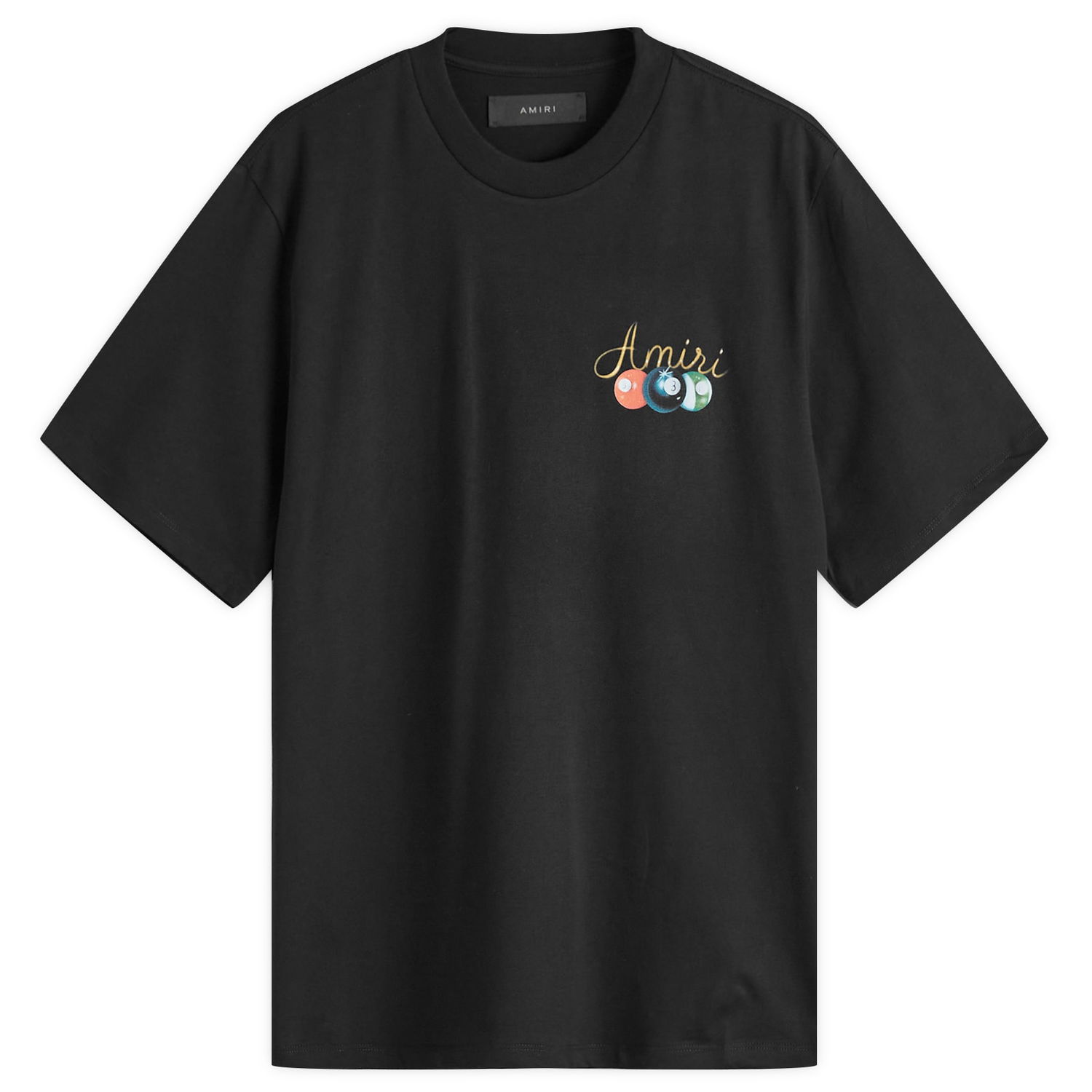 Тениска AMIRI Black Pool Cue Graphic T-Shirt Черно | AMJYTE1135-001, 0