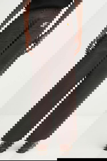 Панталони Carhartt WIP Double Knee Pant Кафяво | I031501.4702, 2