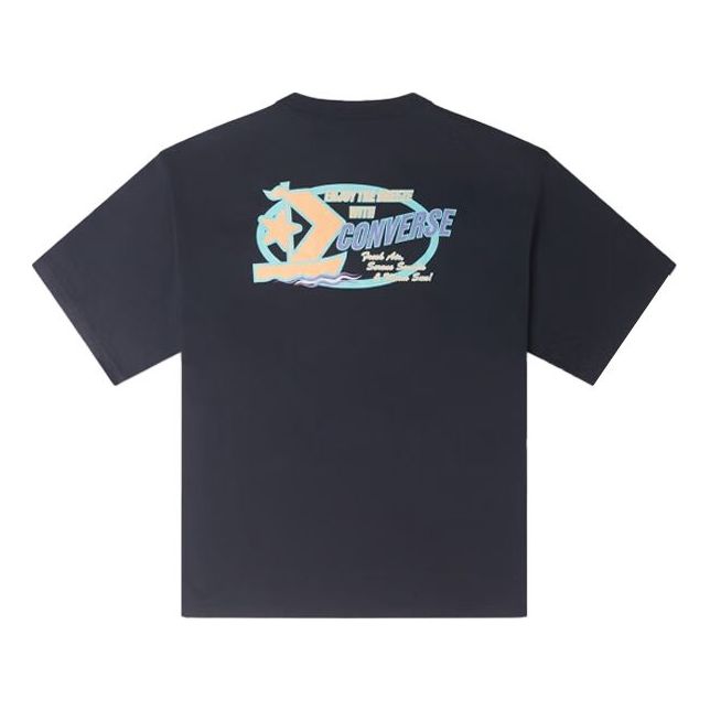 Тениска Converse Sail Boat Graphic Tee Тъмно синьо | 10025441-A01, 0